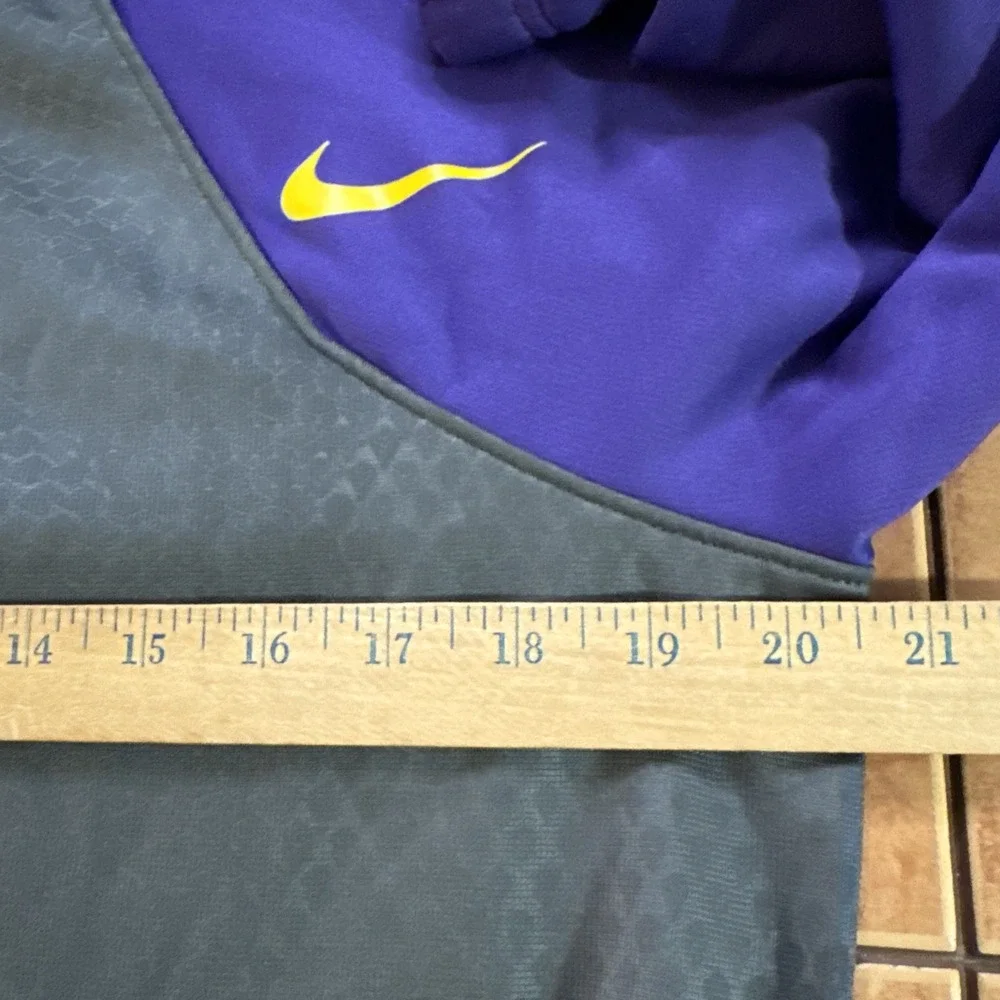Nike Kobe Zip Up Jacket‎ Therma-Fit Men's Sz Small Gray Purple Mamba NBA Lakers